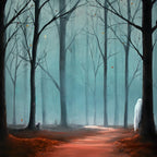 Halloween Forest Scene 2023 Coffee Mug Gallery Image 2