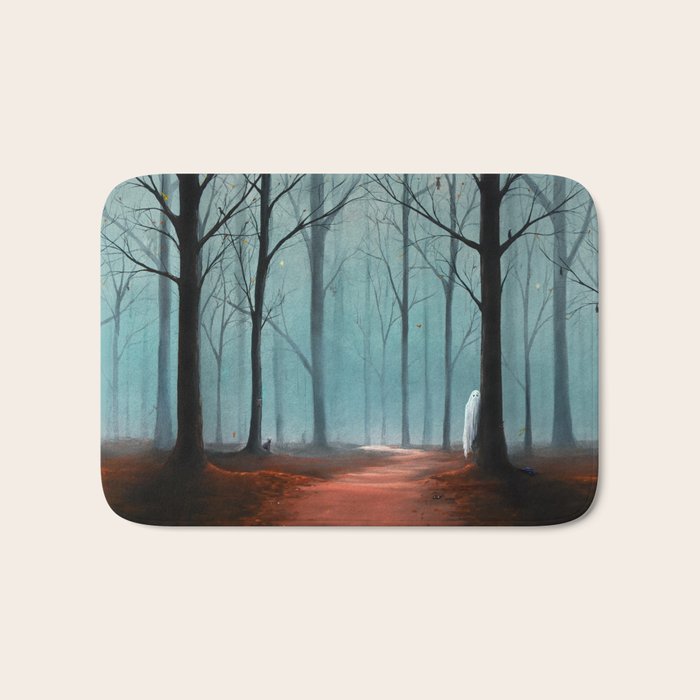 Halloween Forest Scene 2023 Bath Mat Gallery Image 1