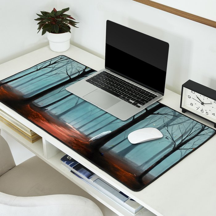 Halloween Forest Scene 2023 Desk Mat Gallery Image 2