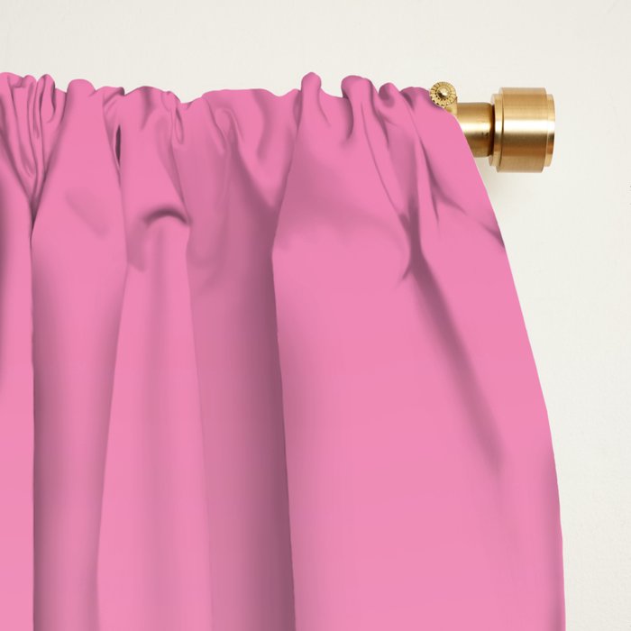 Dreamy Pink Ombre Gradient Window Curtain Gallery Image 2
