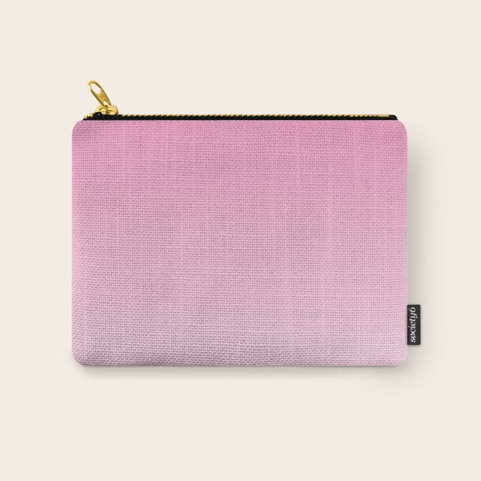 Dreamy Pink Ombre Gradient Carry All Pouch Gallery Image 1
