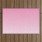 Dreamy Pink Ombre Gradient Outdoor Rug Gallery Image 1