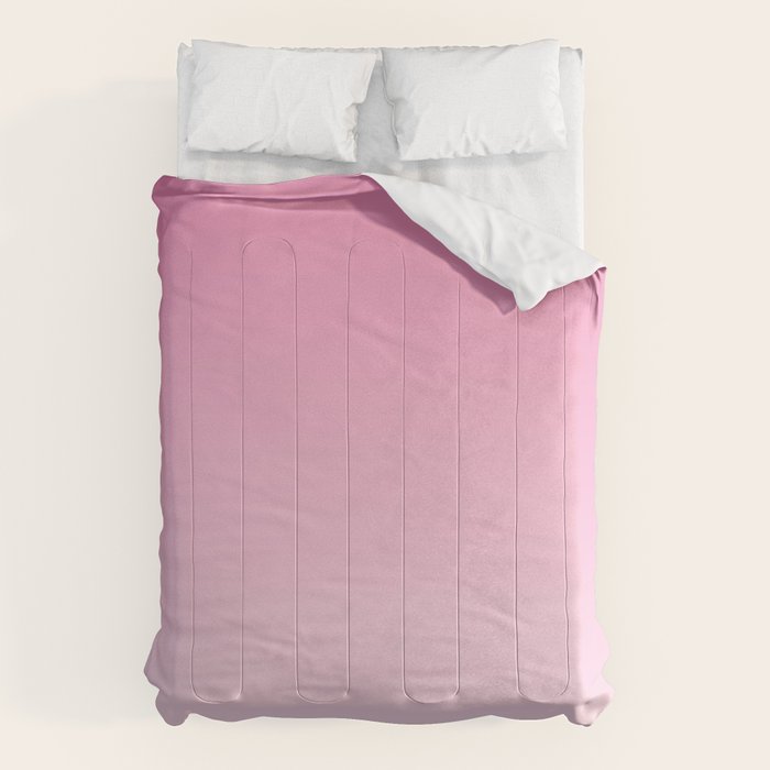 Dreamy Pink Ombre Gradient Comforter Gallery Image 6