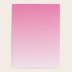 Dreamy Pink Ombre Gradient Poster Gallery Image 4