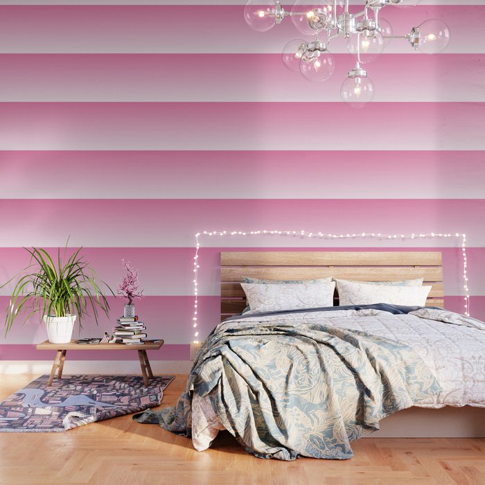 Dreamy Pink Ombre Gradient Wallpaper Gallery Image 3