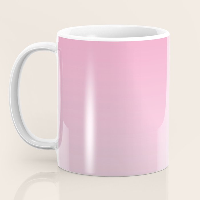 Dreamy Pink Ombre Gradient Coffee Mug Gallery Image 3
