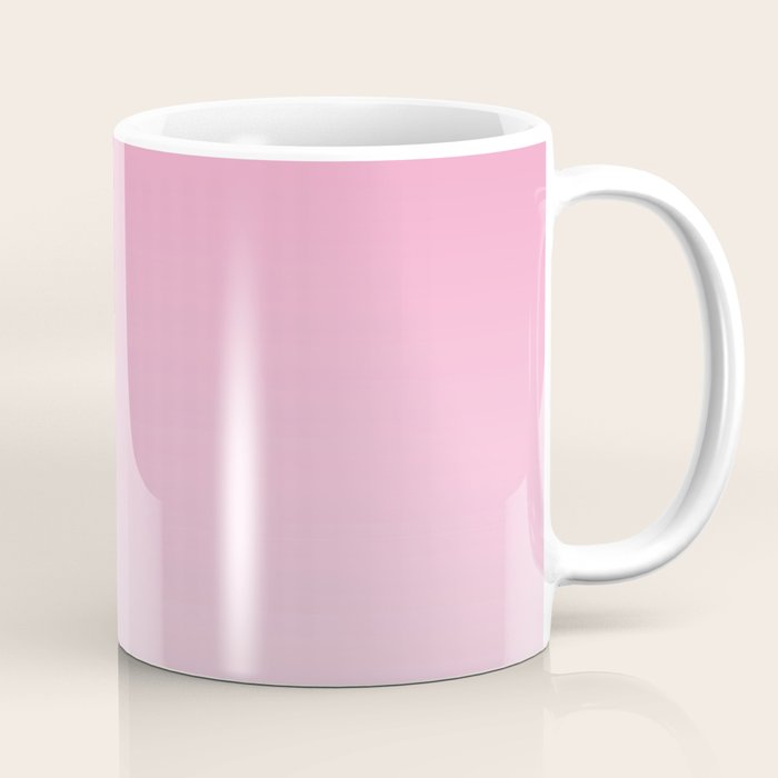Dreamy Pink Ombre Gradient Coffee Mug Gallery Image 1