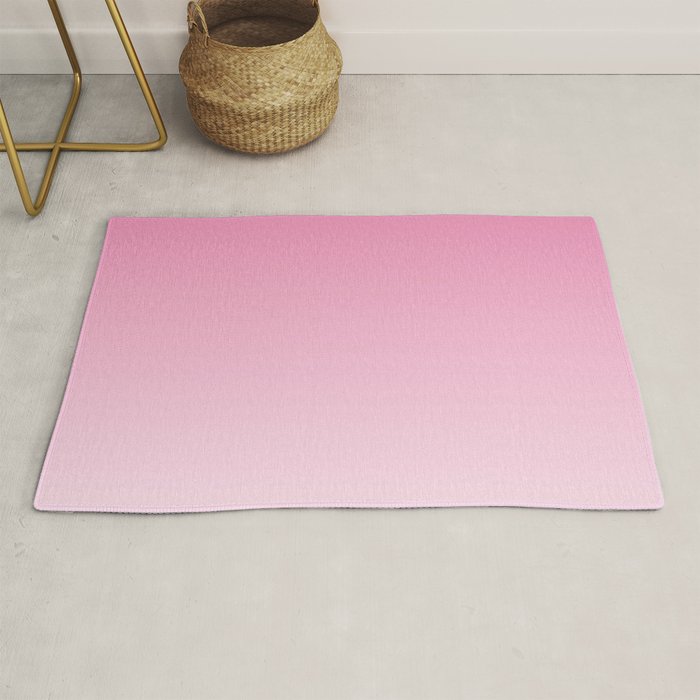 Dreamy Pink Ombre Gradient Rug Gallery Image 1