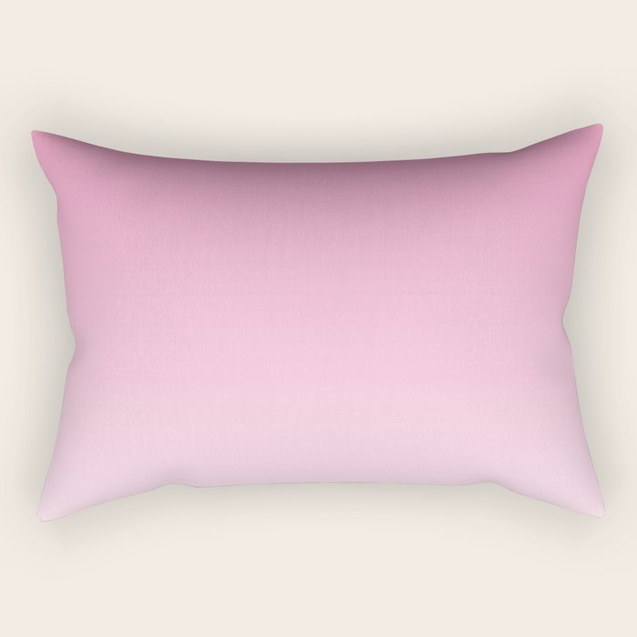 Dreamy Pink Ombre Gradient Rectangular Pillow Gallery Image 1