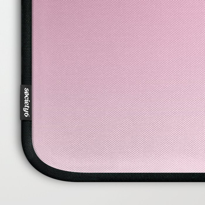 Dreamy Pink Ombre Gradient Laptop Sleeve Gallery Image 3