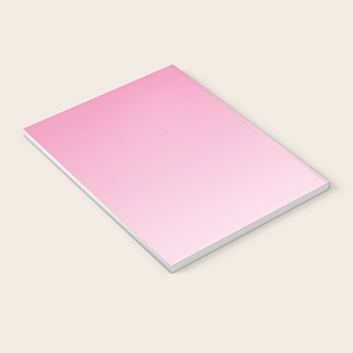 Dreamy Pink Ombre Gradient Notebook Gallery Image 3