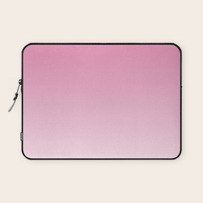 Dreamy Pink Ombre Gradient Laptop Sleeve Gallery Image 1