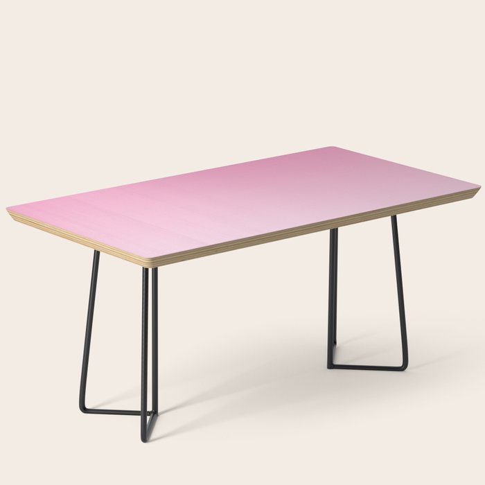 Dreamy Pink Ombre Gradient Coffee Table Gallery Image 1