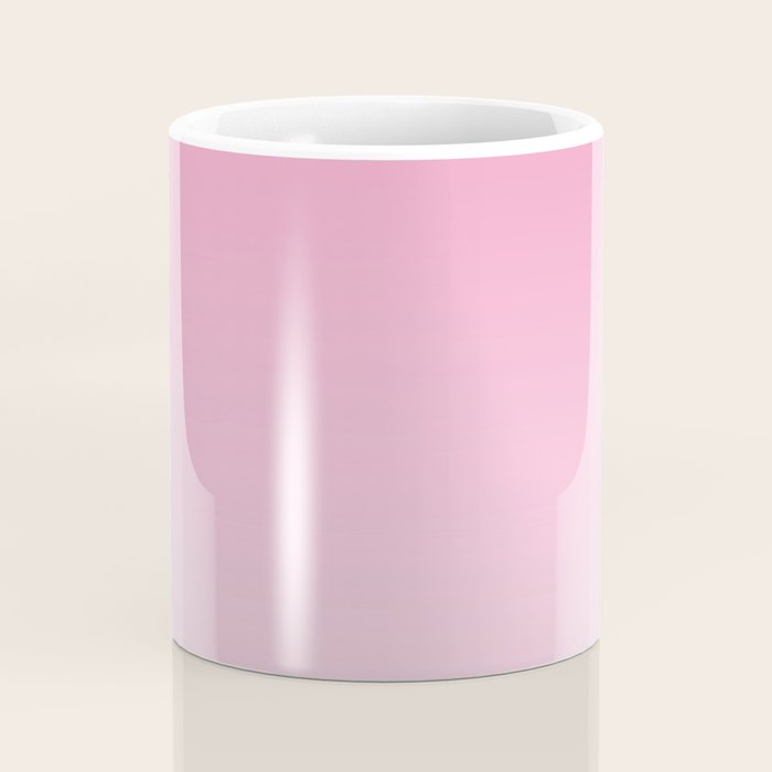 Dreamy Pink Ombre Gradient Coffee Mug Gallery Image 4