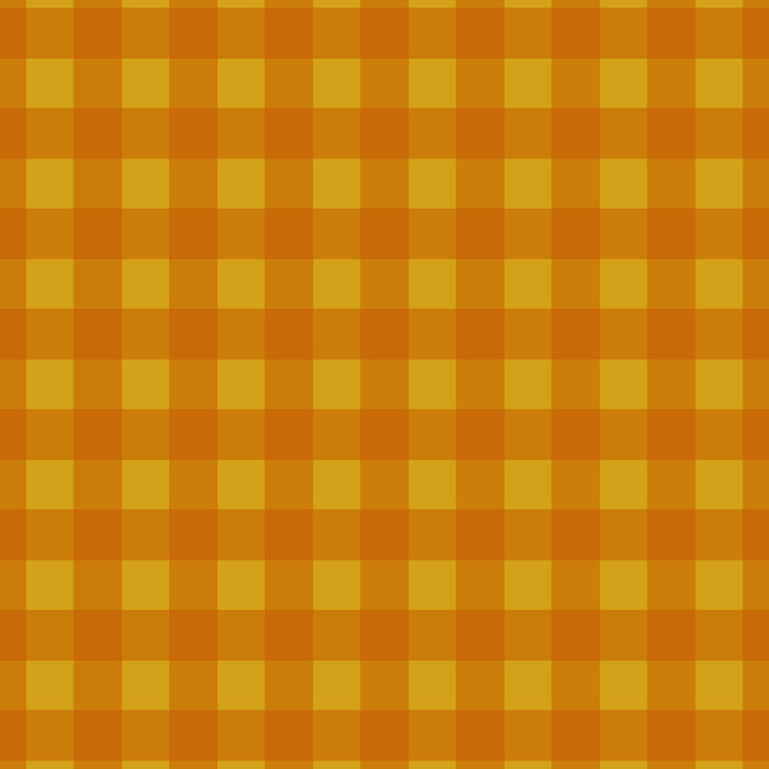 Gingham Check Pattern in Mustard Orange Yellow Coffee Mug Gallery Image 2