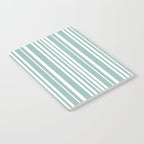 Classic Stripes XXXVII - Sage Green Notebook Gallery Image 2