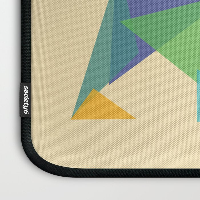 Fractal Geometric bear Laptop Sleeve Gallery Image 3