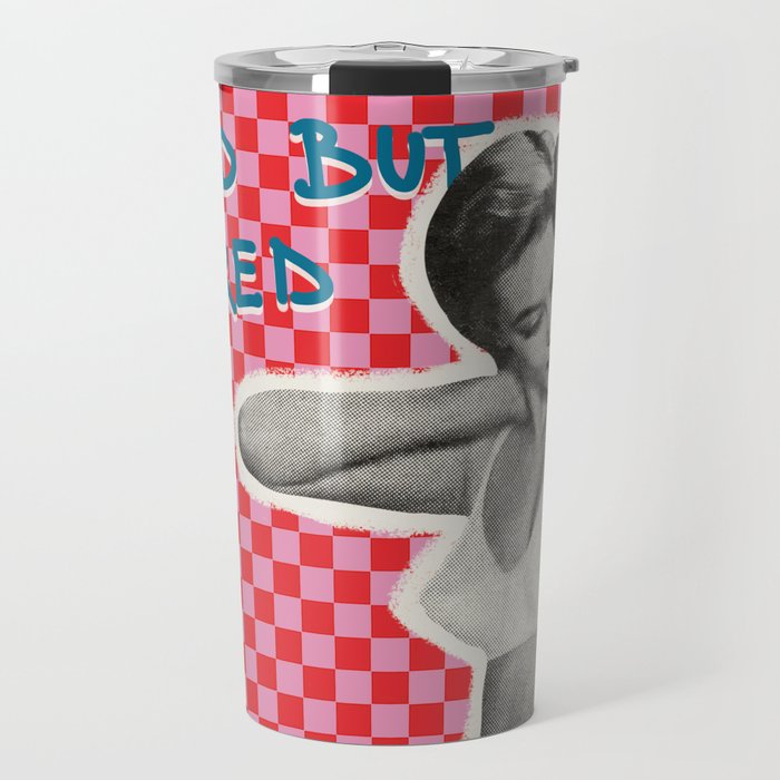Tired but wired Travel Mug Gallery Image 1