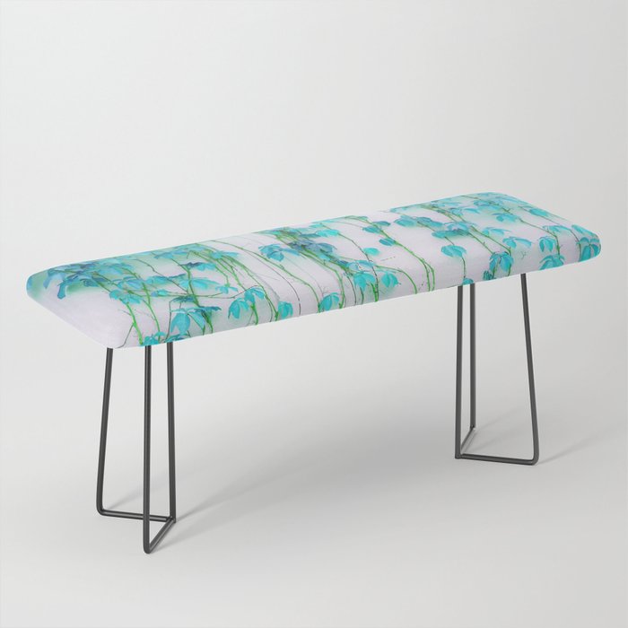Average Absence, Botanical Minimal Nature Creepers Plants, Tropical Watercolor Bohemian Painting Bench Gallery Image 1