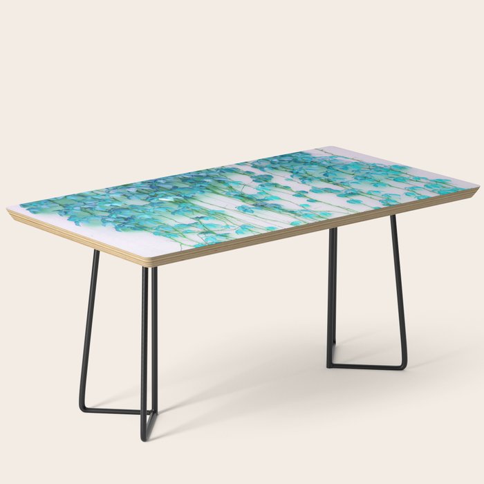 Average Absence, Botanical Minimal Nature Creepers Plants, Tropical Watercolor Bohemian Painting Coffee Table Gallery Image 1