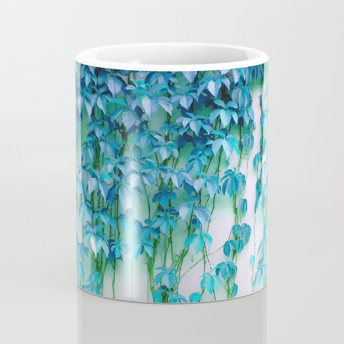 Average Absence, Botanical Minimal Nature Creepers Plants, Tropical Watercolor Bohemian Painting Coffee Mug Gallery Image 4