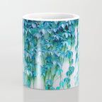 Average Absence, Botanical Minimal Nature Creepers Plants, Tropical Watercolor Bohemian Painting Coffee Mug Gallery Image 4