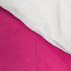 Hot Pink Magenta and Black and White Stripe Comforter Gallery Image 4