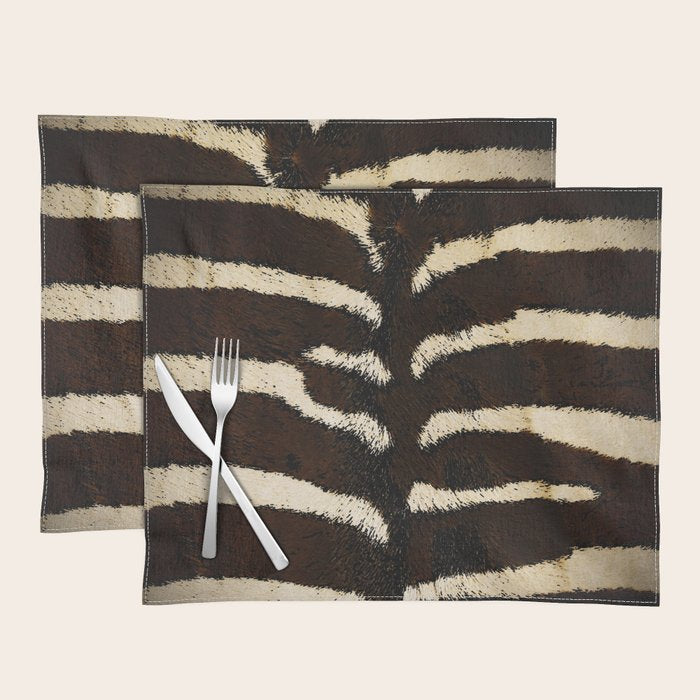 Zebra #decor #society6 #buyart Placemat Gallery Image 1