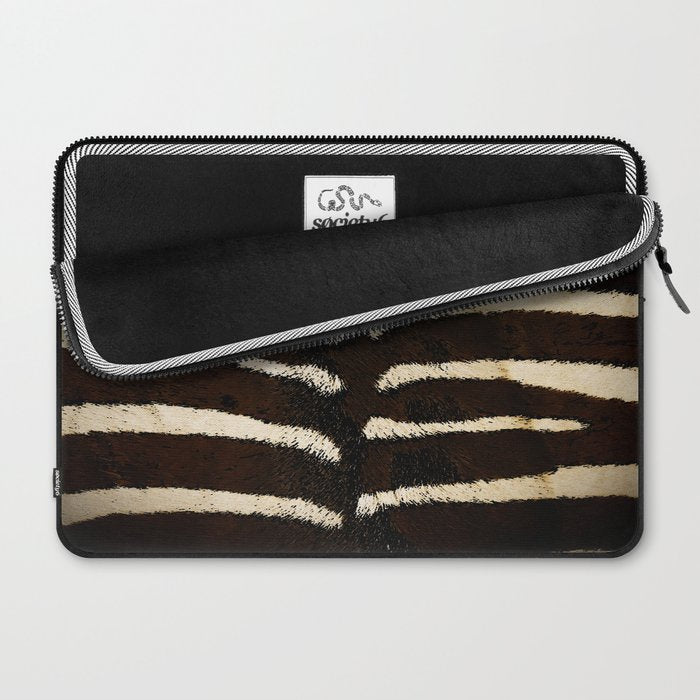 Zebra #decor #society6 #buyart Laptop Sleeve Gallery Image 2