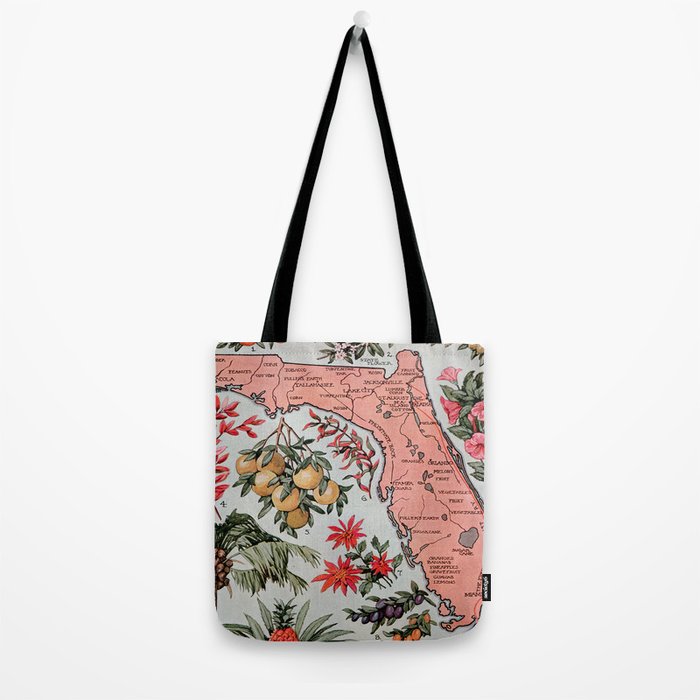 Vintage Map of Florida (1917) Tote Bag Gallery Image 2