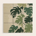 Cat and Plant 47 Wood Wall Art Gallery Image 1