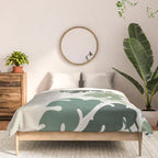 Cat and Plant 47 Comforter Gallery Image 3