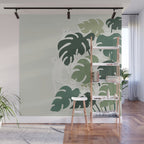Cat and Plant 47 Wall Mural Gallery Image 1