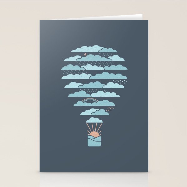 Weather Balloon Stationery Card Gallery Image 2