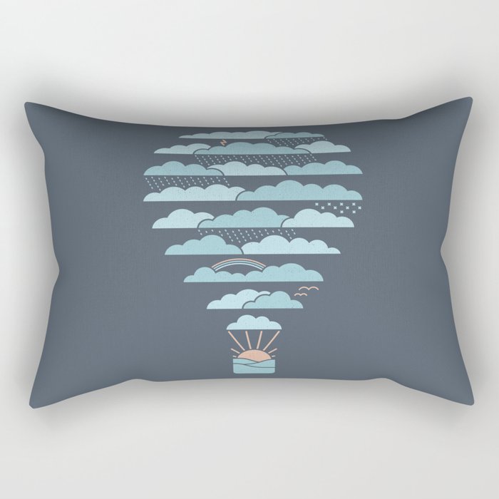 Weather Balloon Rectangular Pillow Gallery Image 2