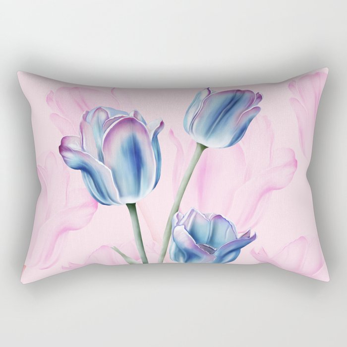 Spring Tulip Whispers Rectangular Pillow Gallery Image 2