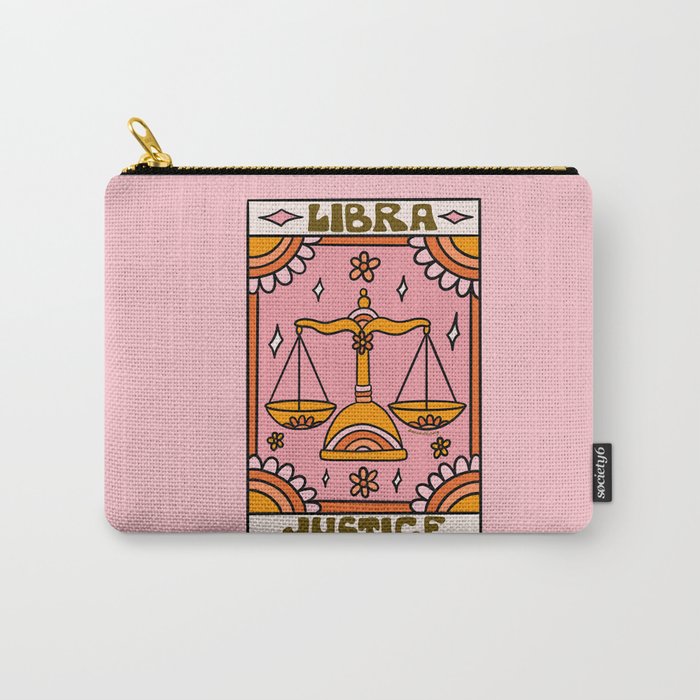 Libra Tarot Card Carry All Pouch Gallery Image 1