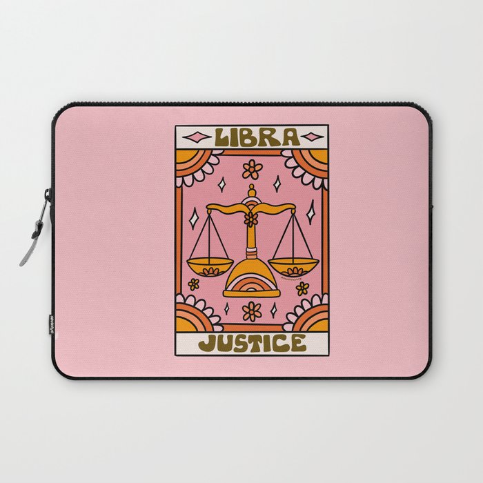 Libra Tarot Card Laptop Sleeve Gallery Image 1