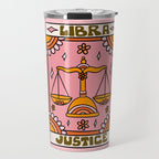 Libra Tarot Card Travel Mug Gallery Image 1