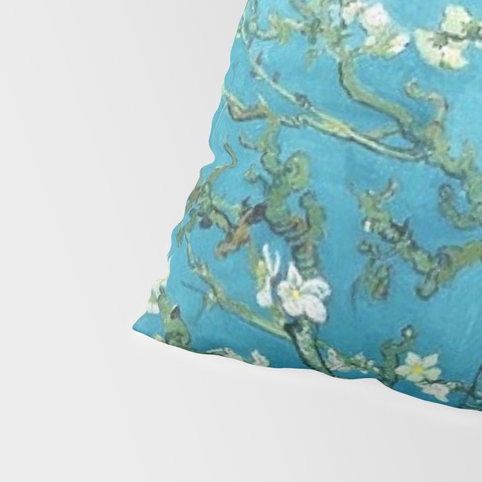 Vincent van Gogh Blossoming Almond Tree (Almond Blossoms) Light Blue Pillow Sham Gallery Image 4