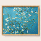 Vincent van Gogh Blossoming Almond Tree (Almond Blossoms) Light Blue Serving Tray Gallery Image 1