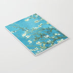 Vincent van Gogh Blossoming Almond Tree (Almond Blossoms) Light Blue Notebook Gallery Image 3