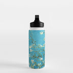Vincent van Gogh Blossoming Almond Tree (Almond Blossoms) Light Blue Water Bottle Gallery Image 3