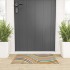 Wavy Stripes VI - Vintage Pastel Welcome Mat Gallery Image 3