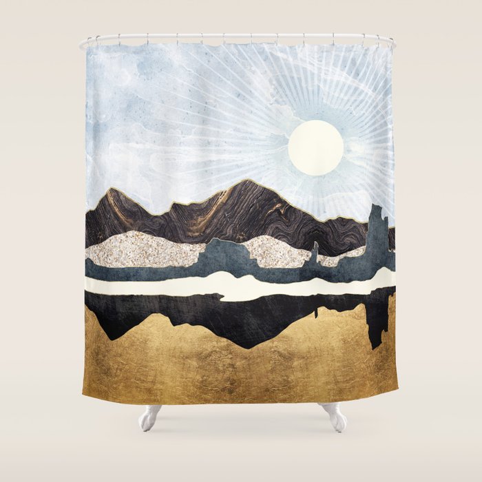 Desert Gold Shower Curtain Gallery Image 1