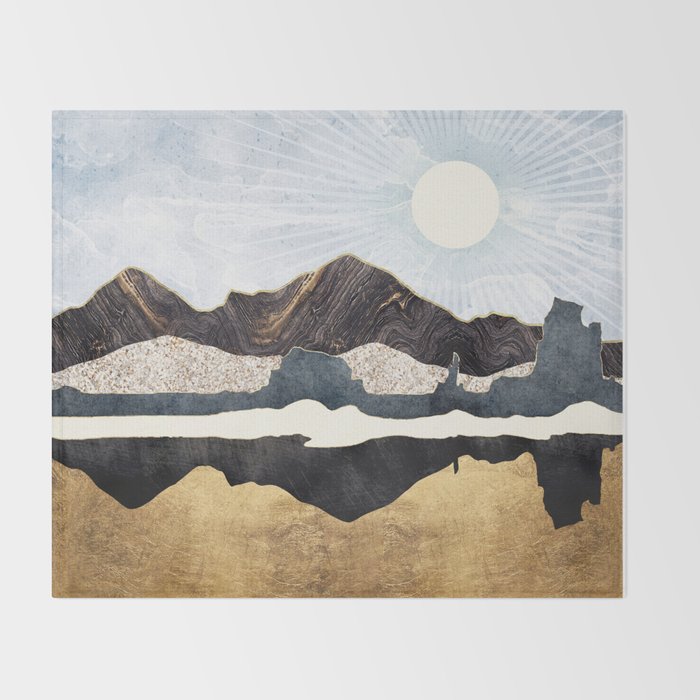 Desert Gold Throw Blanket Gallery Image 2