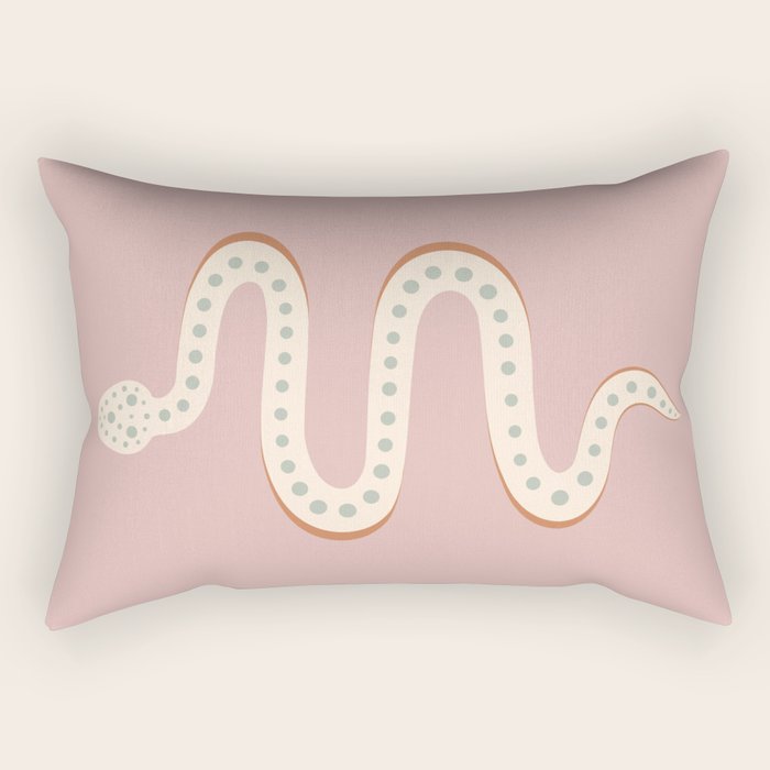 Minimal Snake XXXVIII Rectangular Pillow Gallery Image 2