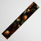 Enchanting Lush Baroque Midnight Flower Garden Table Runner Gallery Image 3
