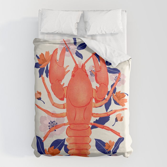 Lobster 4 Duvet Cover Gallery Image 1