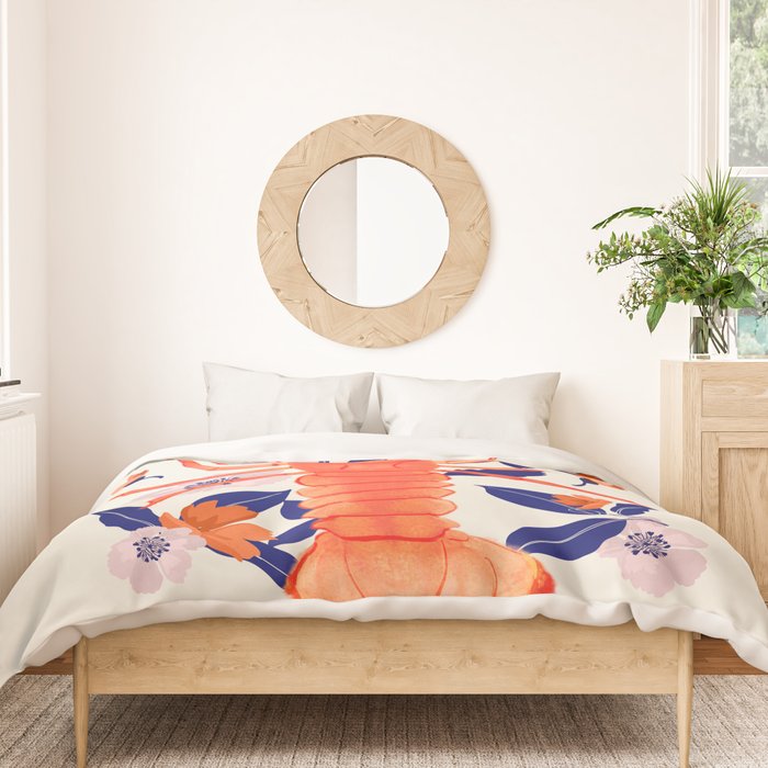 Lobster 4 Duvet Cover Gallery Image 3
